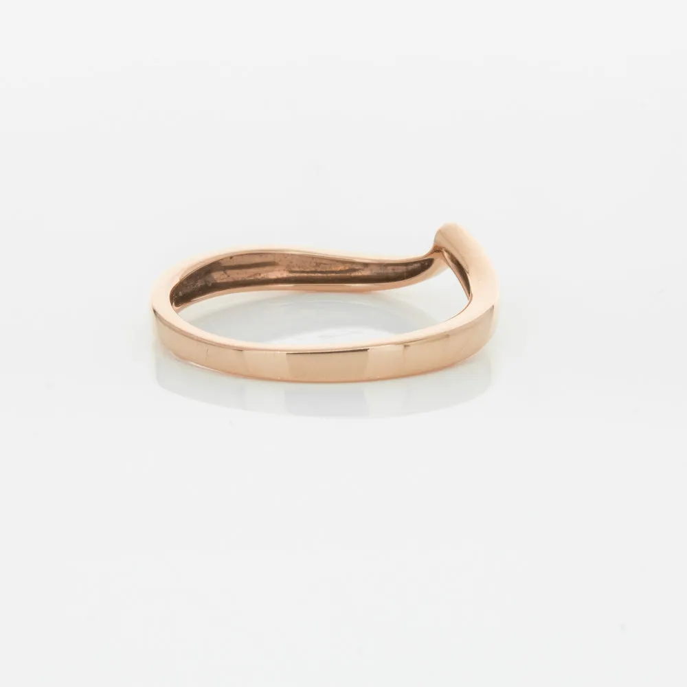 18ct Rose Gold Fitted Solstice Band