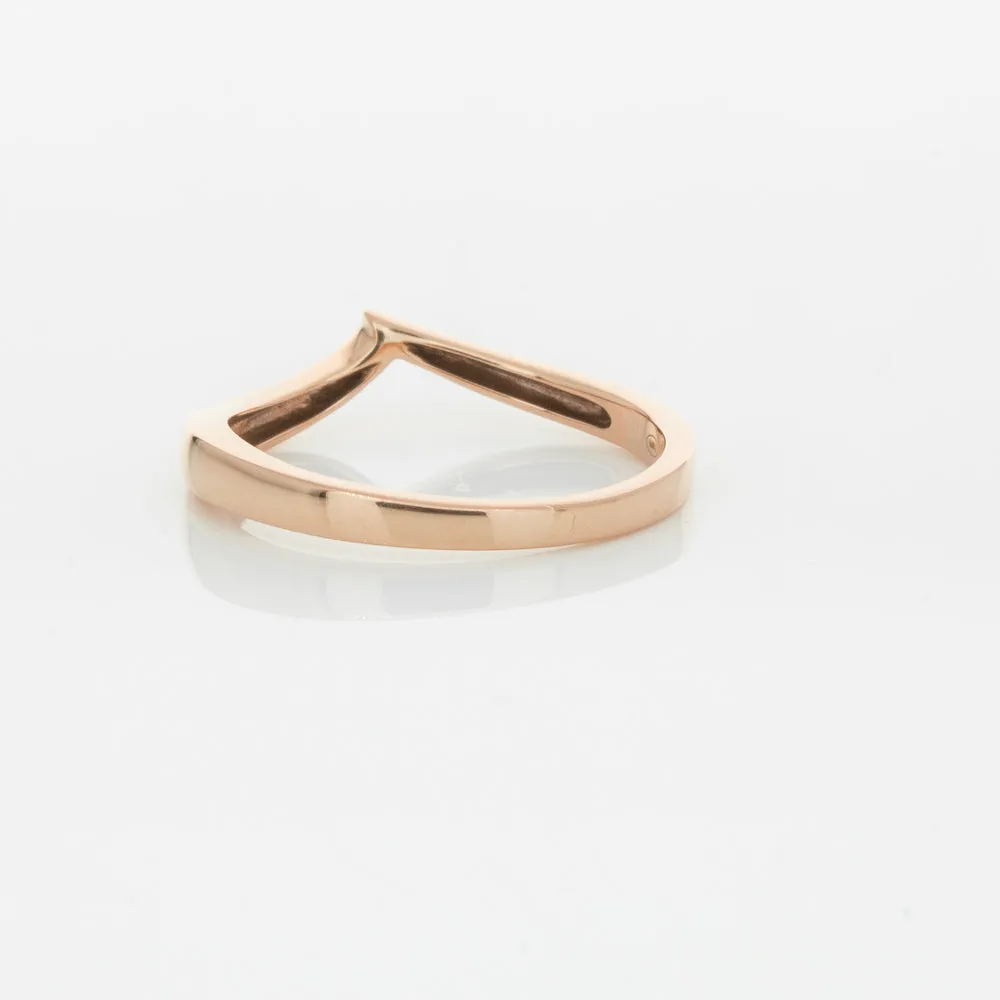 18ct Rose Gold Fitted Solstice Band