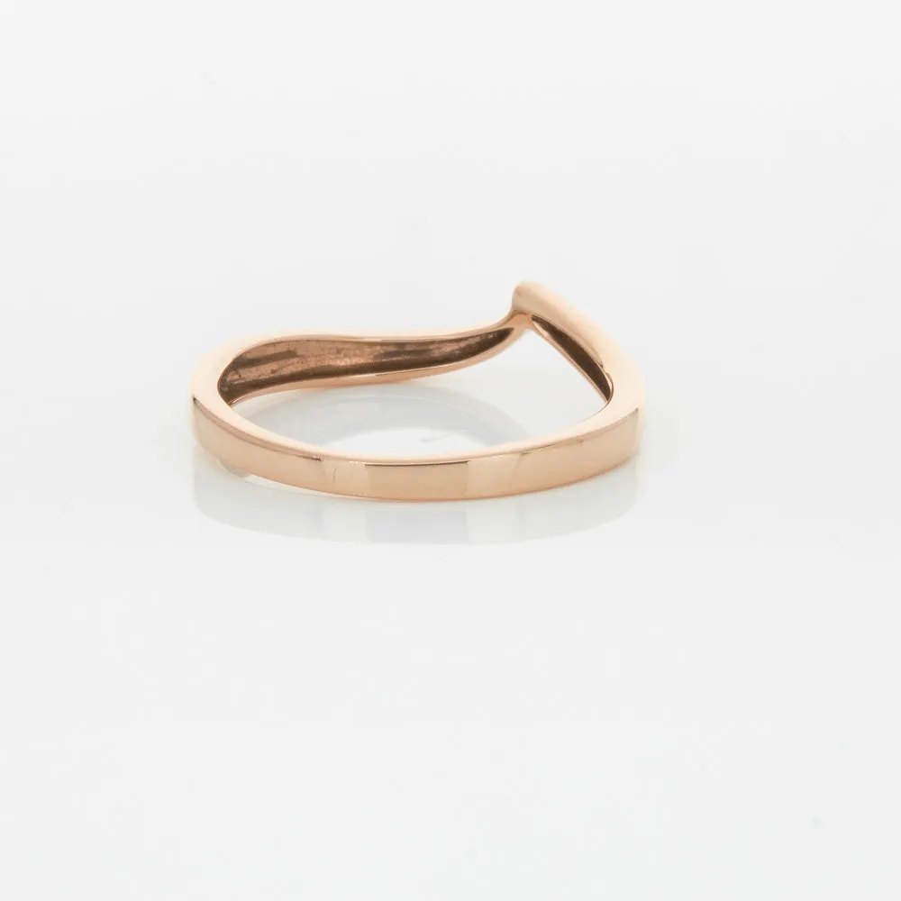 18ct Rose Gold Fitted Solstice Band