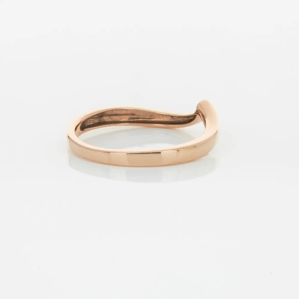 18ct Rose Gold Fitted Solstice Band