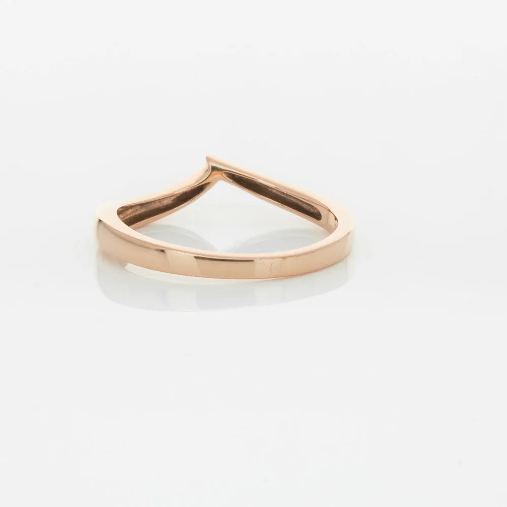 18ct Rose Gold Fitted Solstice Band