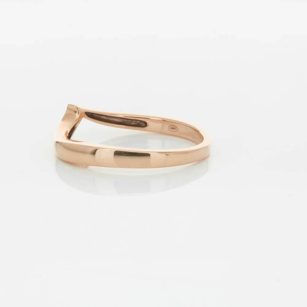 18ct Rose Gold Fitted Solstice Band