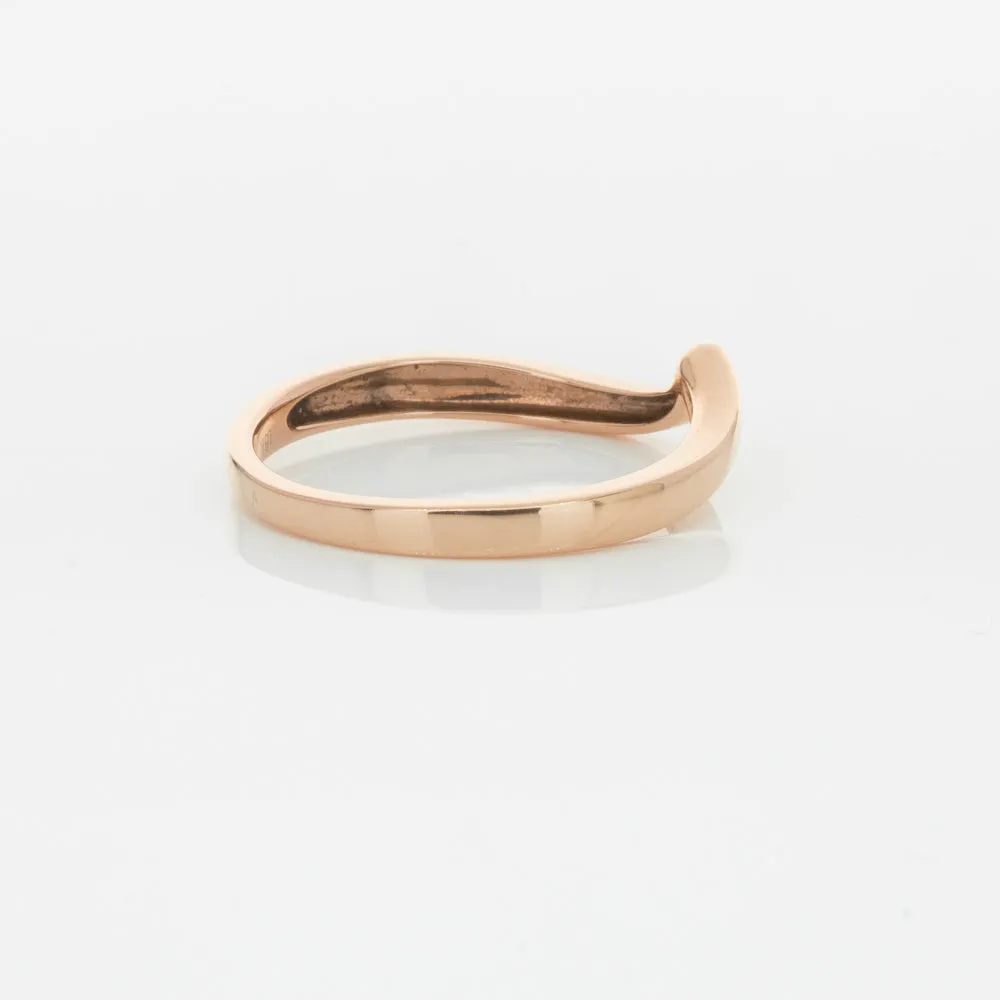 18ct Rose Gold Fitted Solstice Band