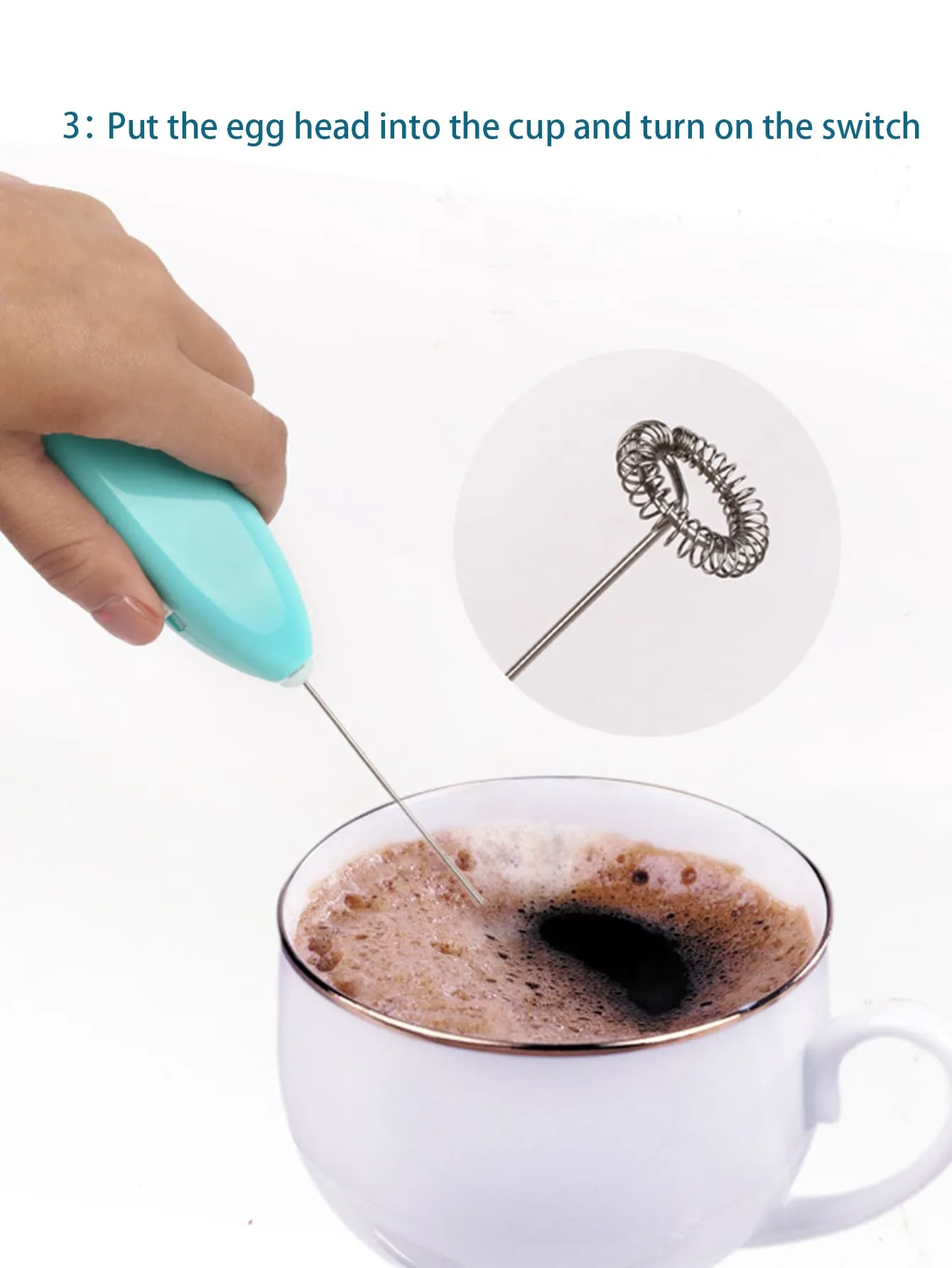 1pc Handheld Electric Whisk