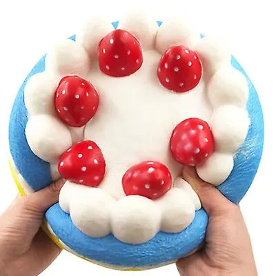 25*25*13.5cm Oversized Three layer strawberry cake Squishy Slow rebound Decompression toys for kids,adult AZ12218