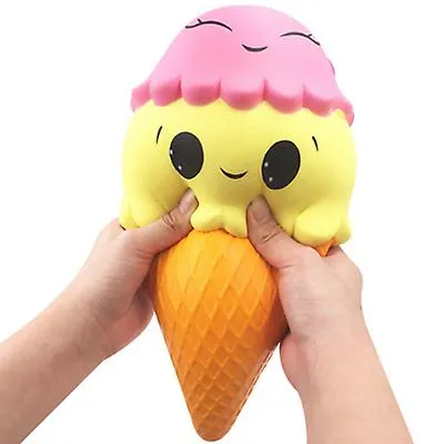 29*15*15cm Oversized smiley ice cream Squishy Slow rebound Decompression toys ?for kids,adult AZ14054