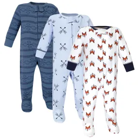 3-Pack Baby Boys' Fox Sleep and Plays 92293