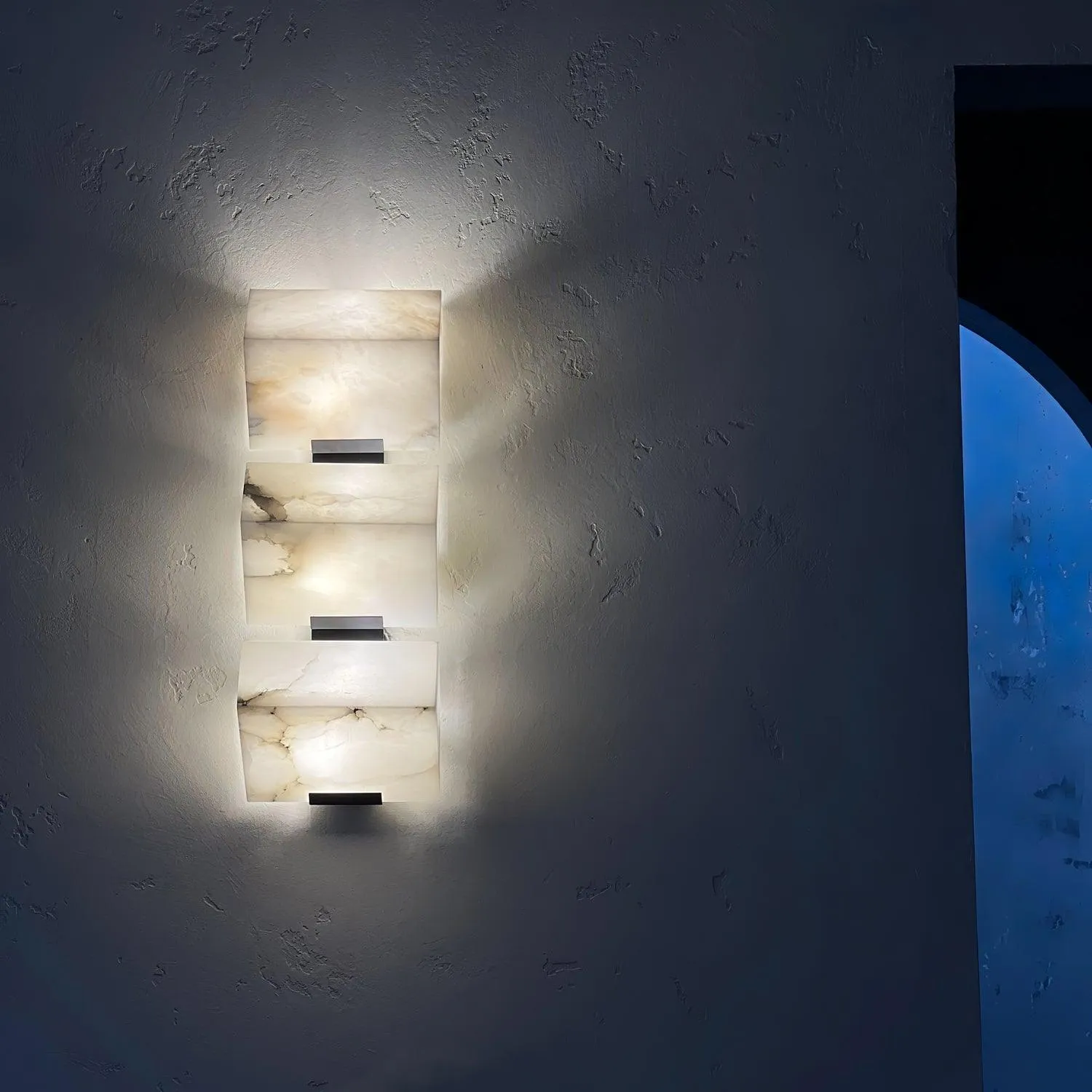 Alabaster Staircase Wall Lamp