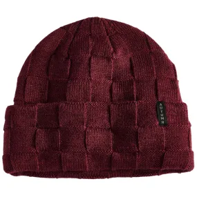 Autumn Wool Checker Knit Beanie 2025