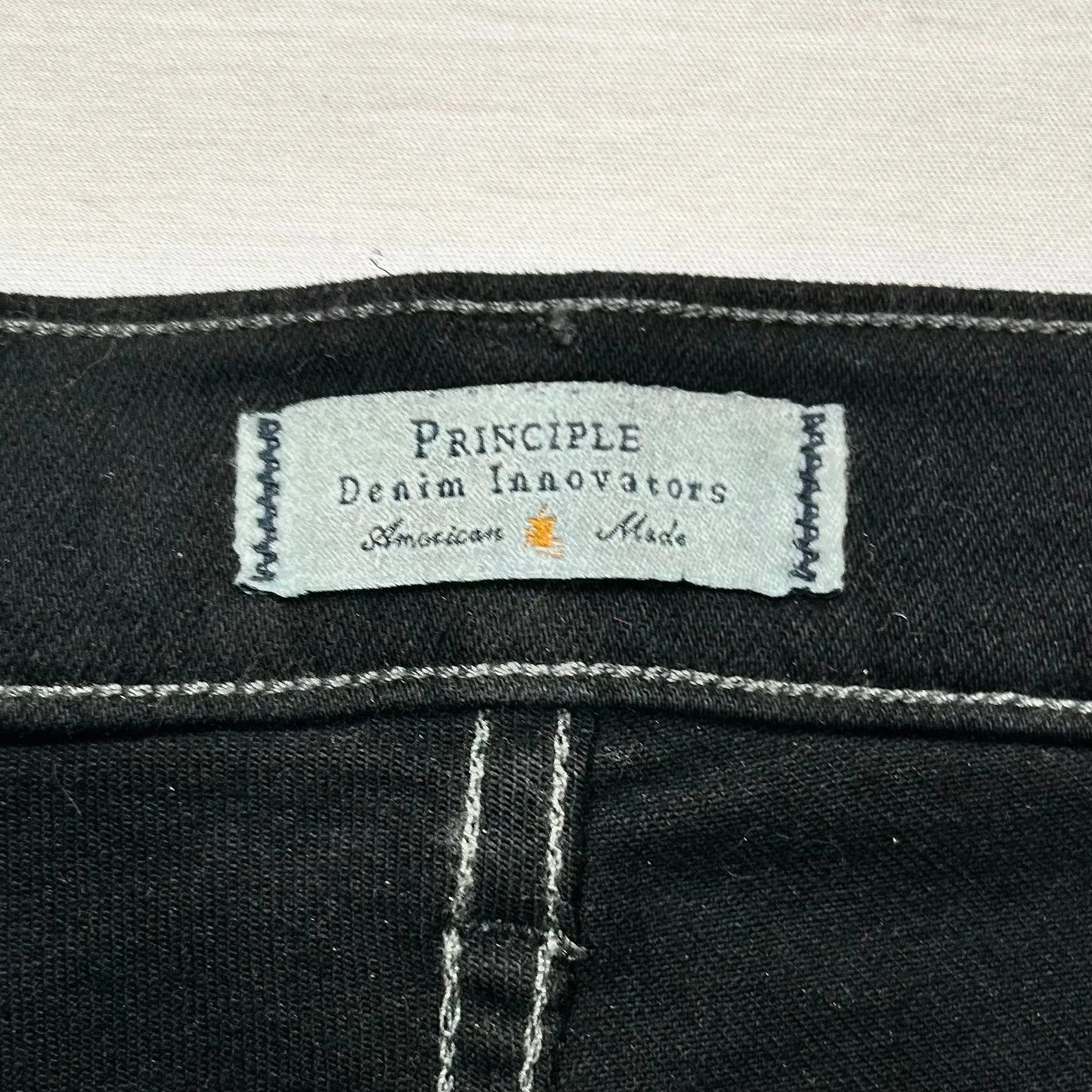Black Denim Jeans Skinny By Principle Denim Innovators, Size: 0