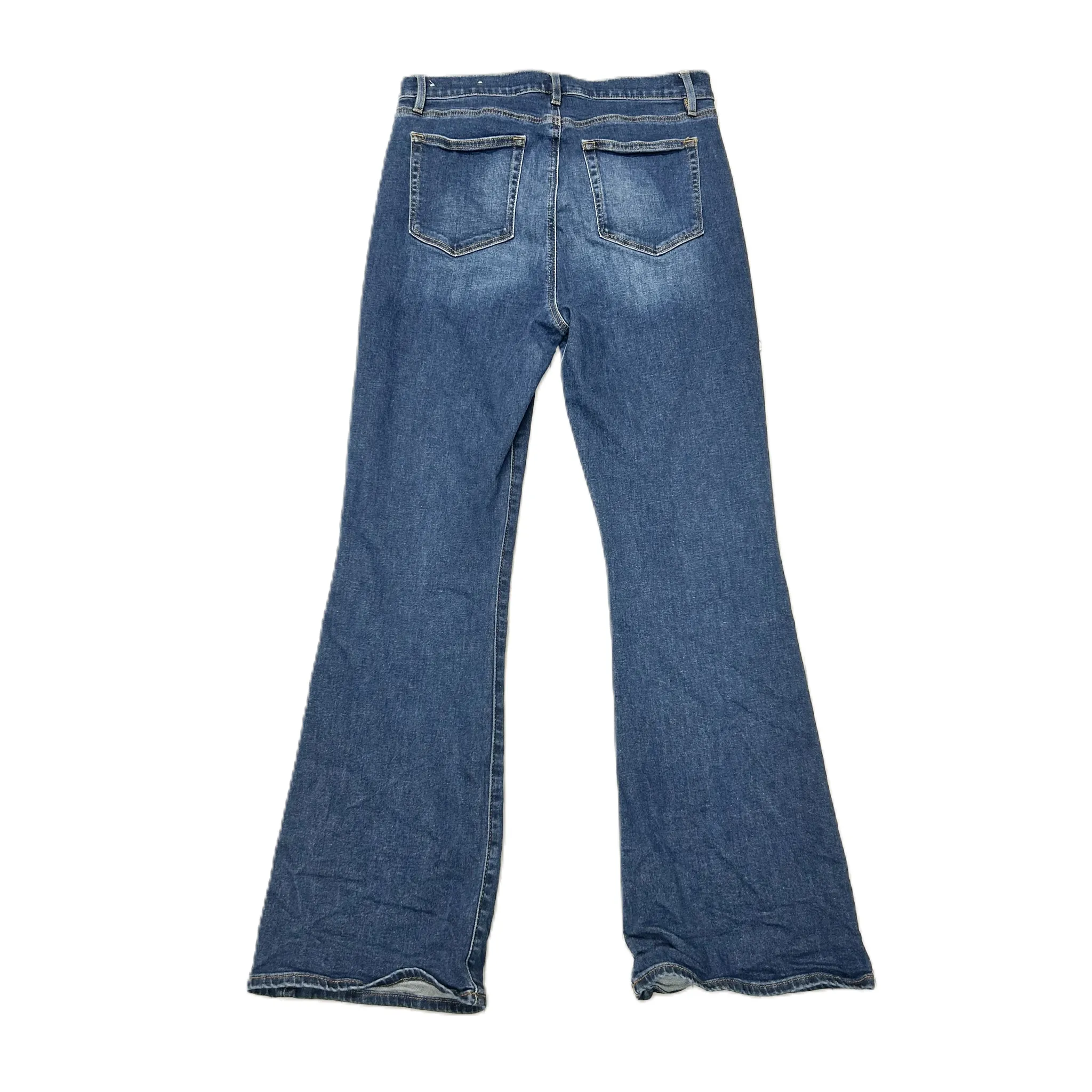 Blue Denim Jeans Flared By Loft, Size: 12