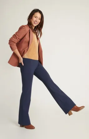 Boot-Cut | Two-Pocket Dress Pant Yoga Pants (Spectrum Dashed Herringbone)