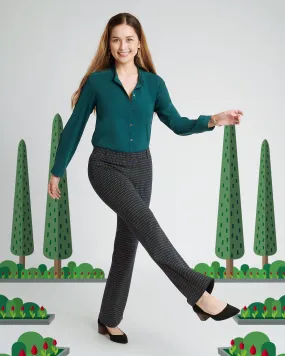 Boot-Cut | Two-Pocket Dress Pant Yoga Pants (Versailles)