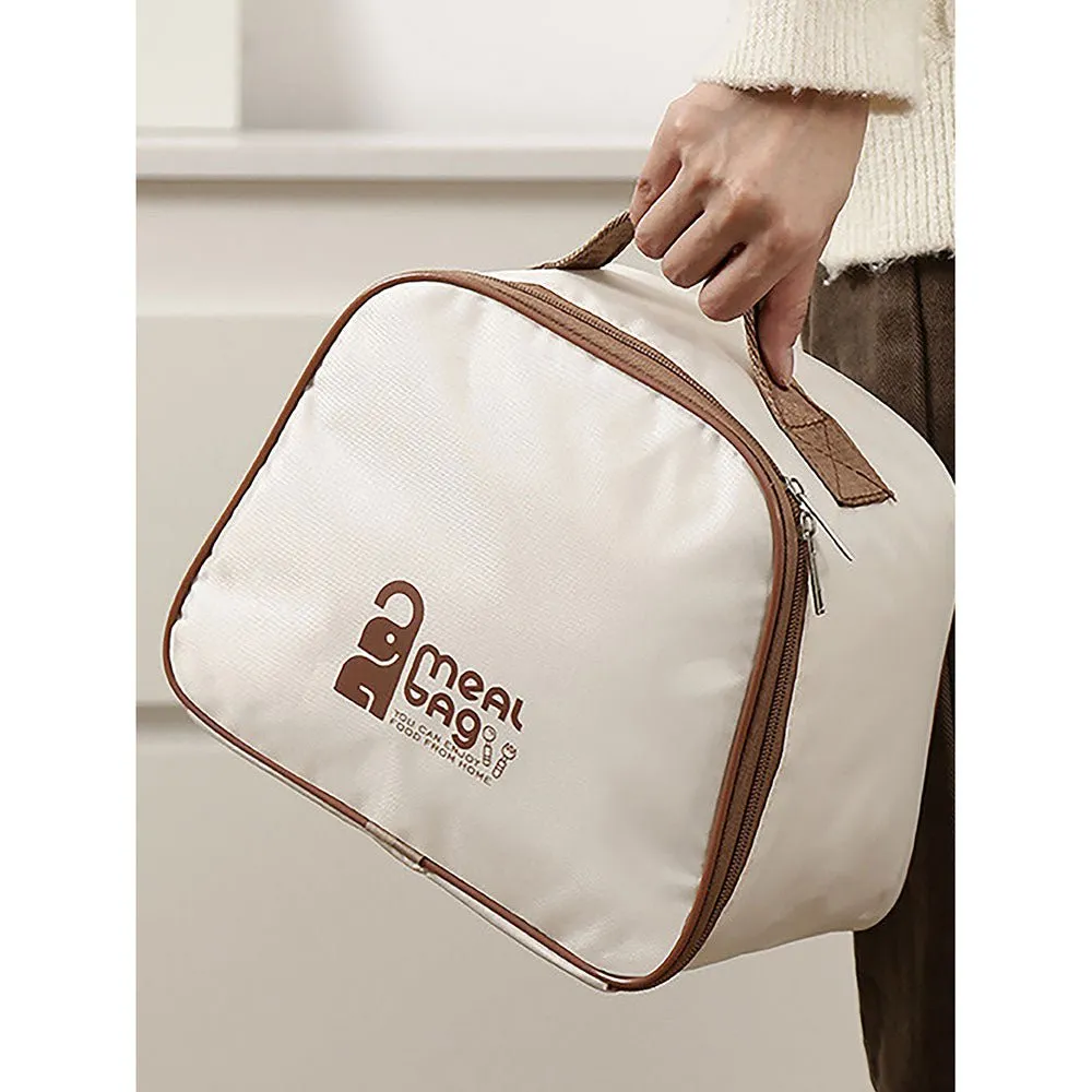 Coffee color 2pcs Bento Stainless Steel Lunch Box Container set with Lunch Box