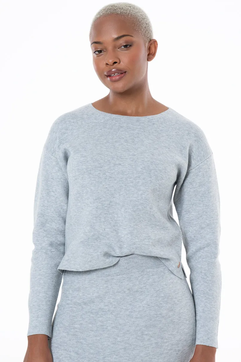 Crew Neck Jersey _ 145677 _ Grey