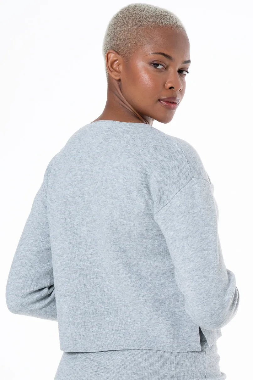 Crew Neck Jersey _ 145677 _ Grey