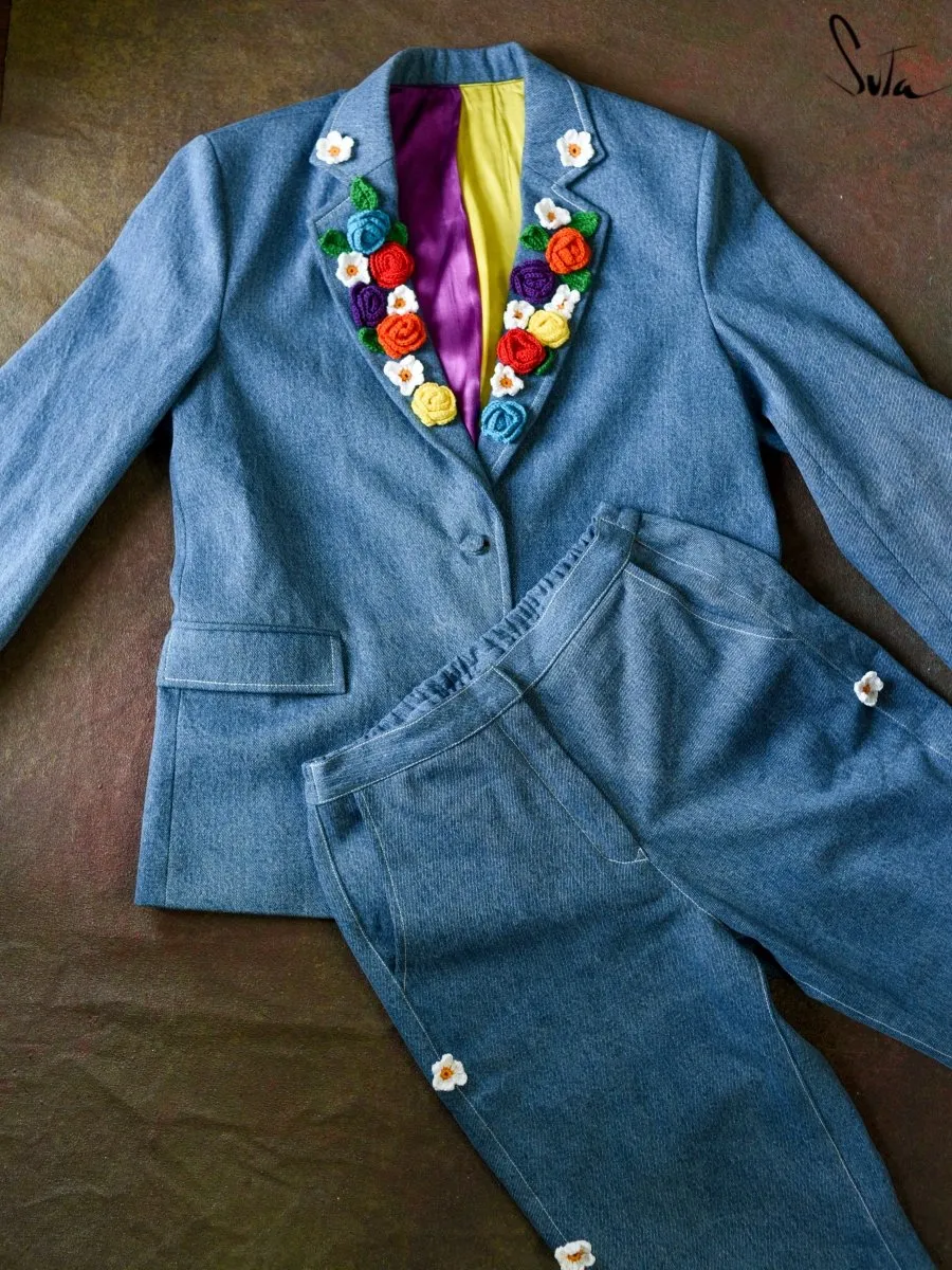 Denim Blooms