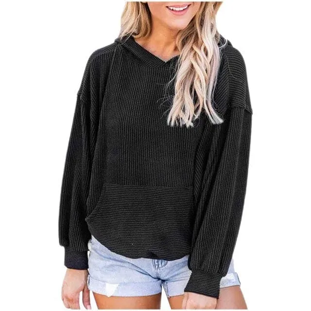 DressBetty - Fashion Solid Color Hoodies