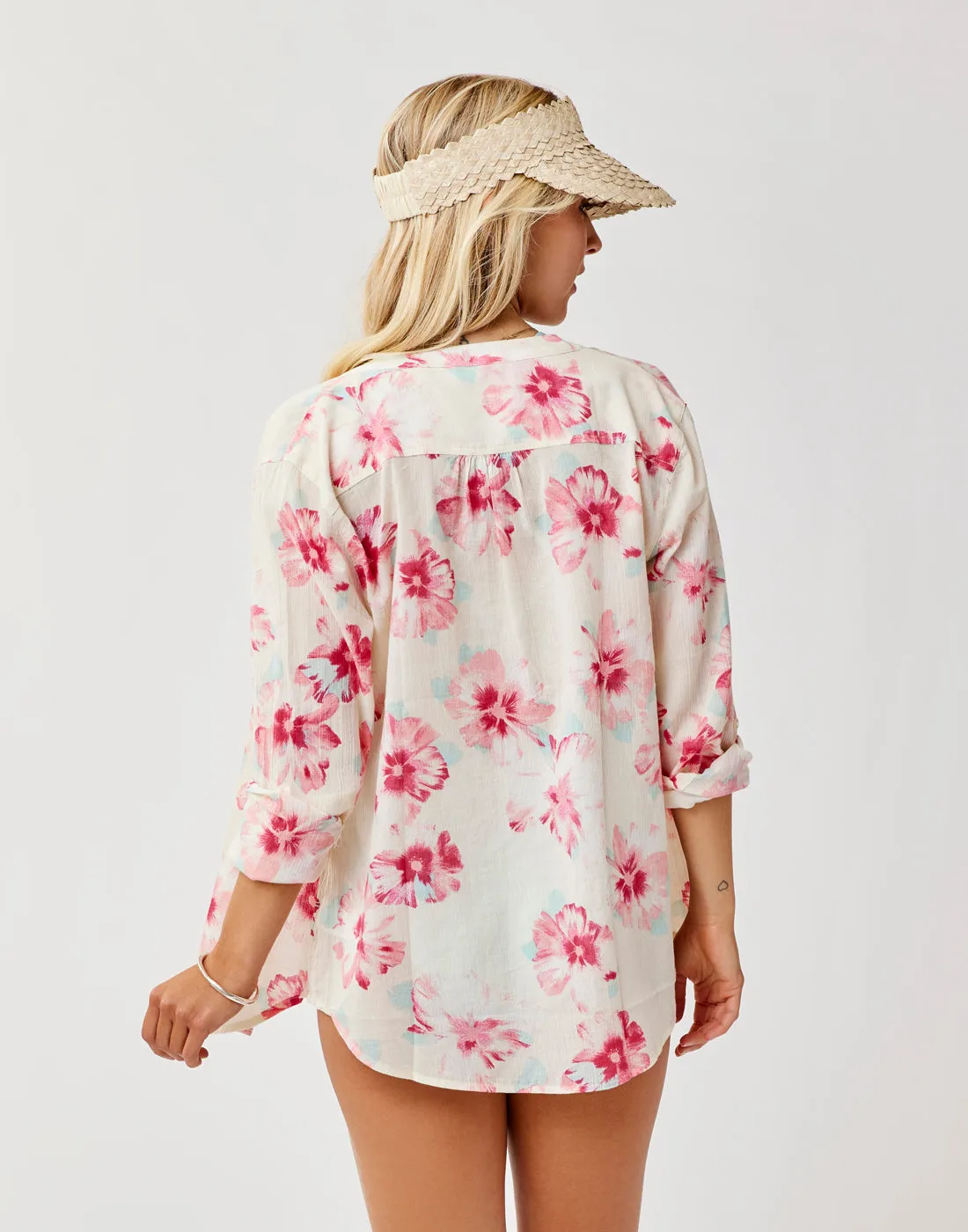 Dylan Gauze Tunic: Cloud Elation