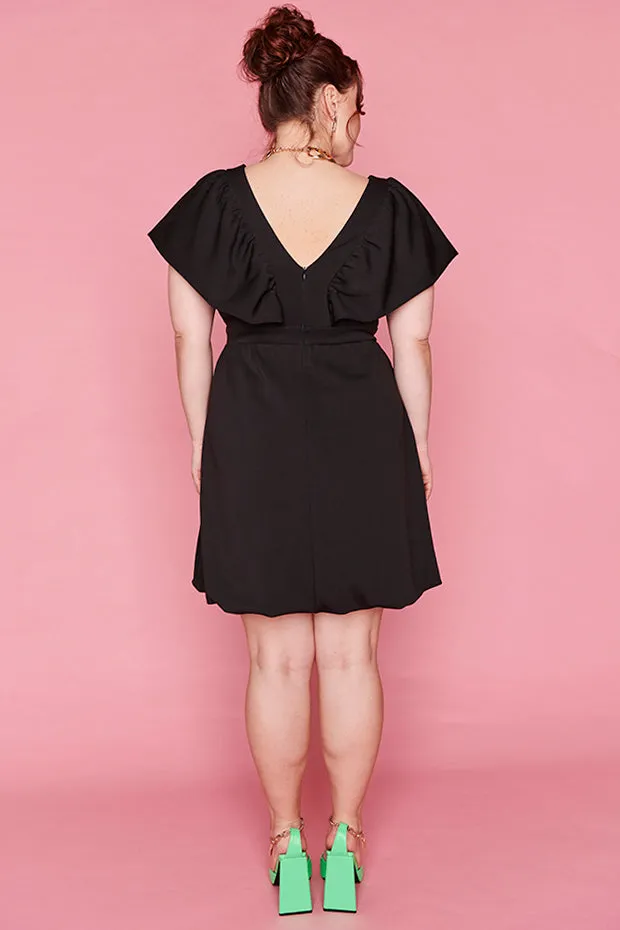 Eleanor Black Party Dress