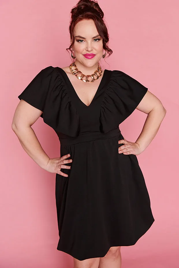 Eleanor Black Party Dress