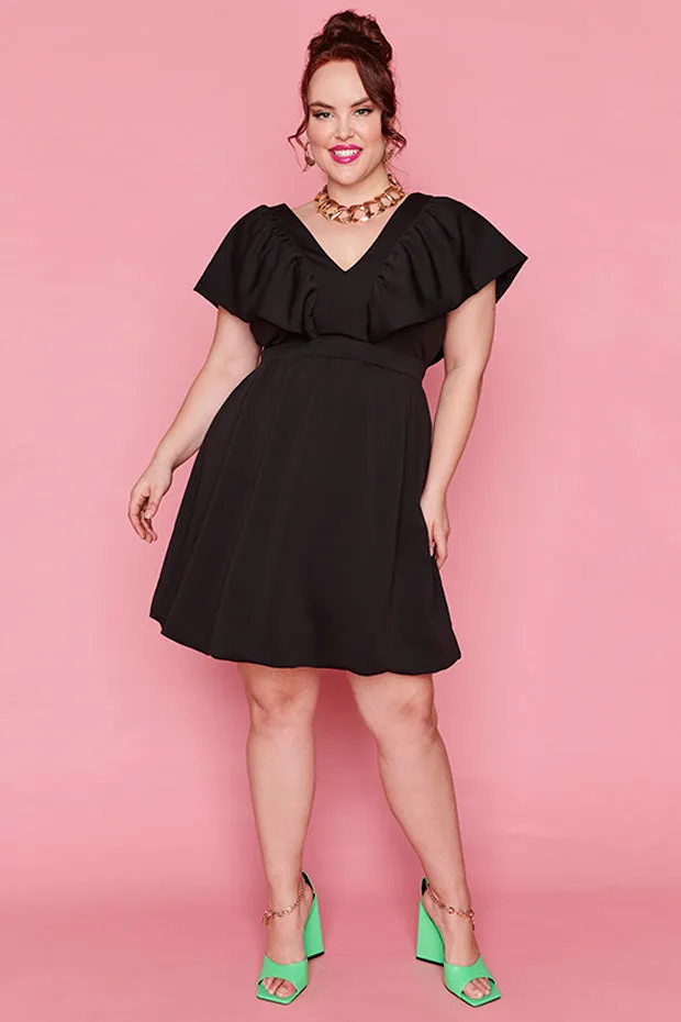 Eleanor Black Party Dress