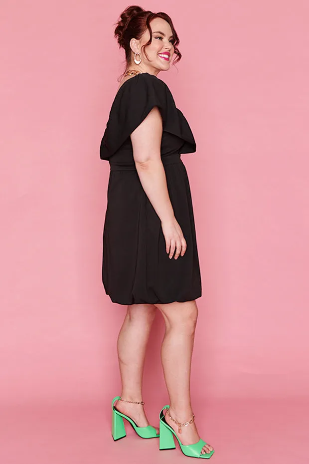 Eleanor Black Party Dress