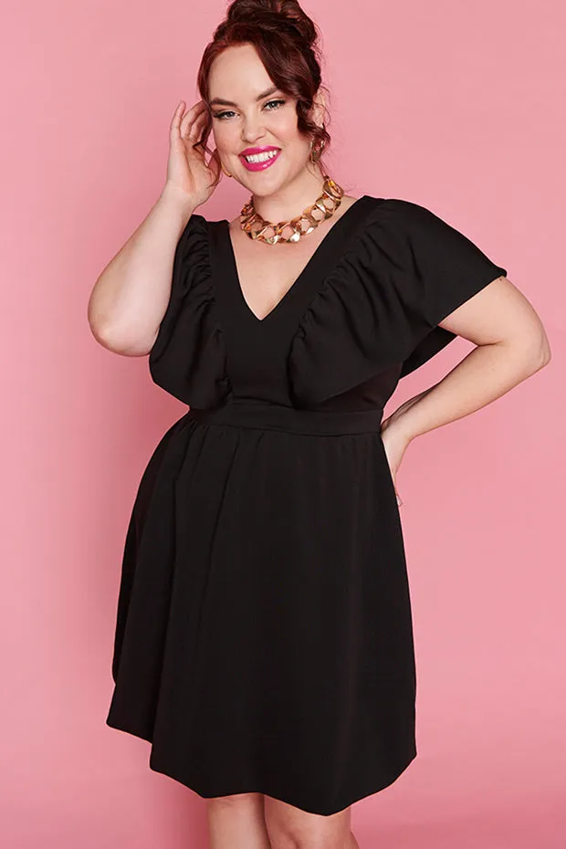 Eleanor Black Party Dress