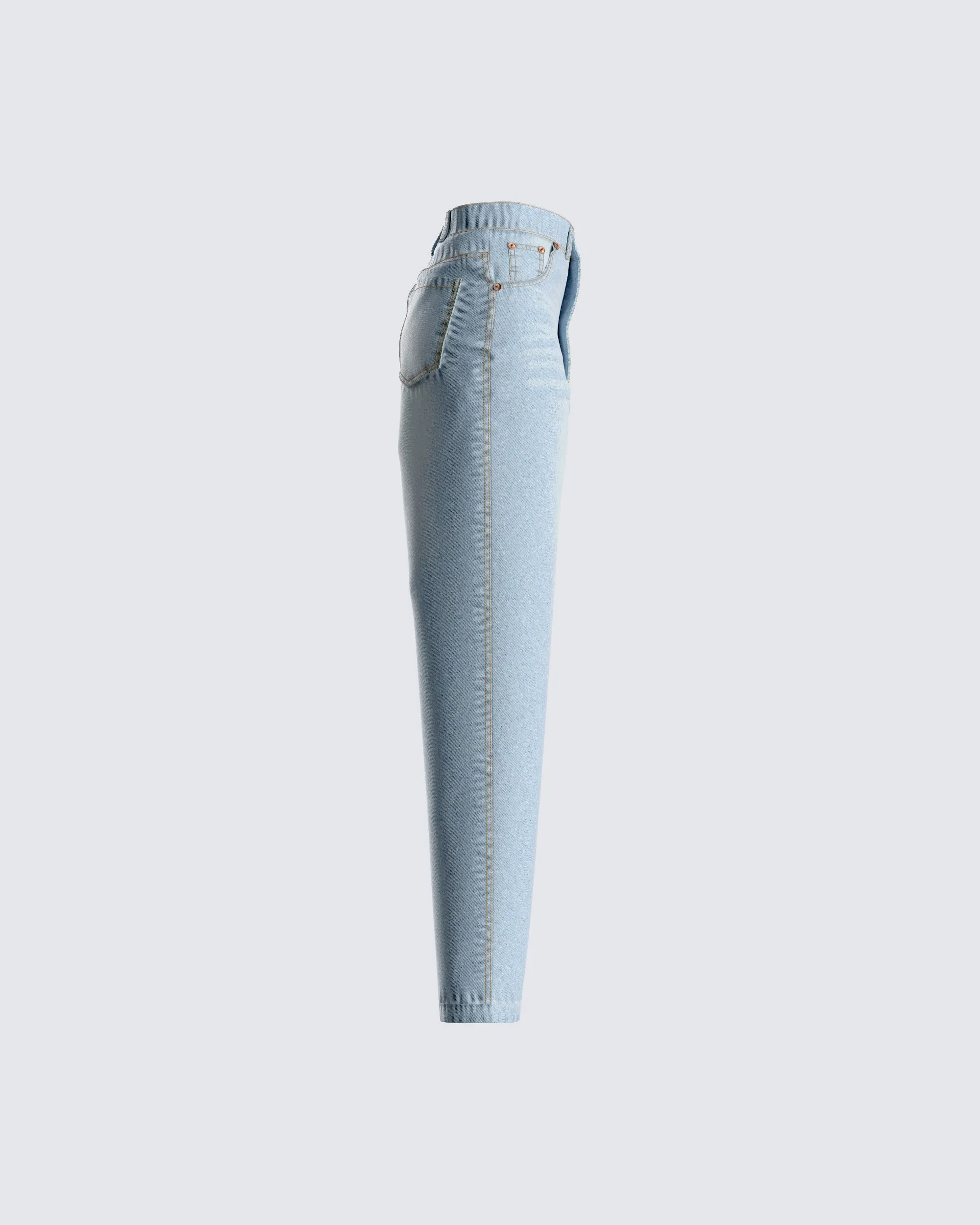 Elvie Wide Leg Blue Jean