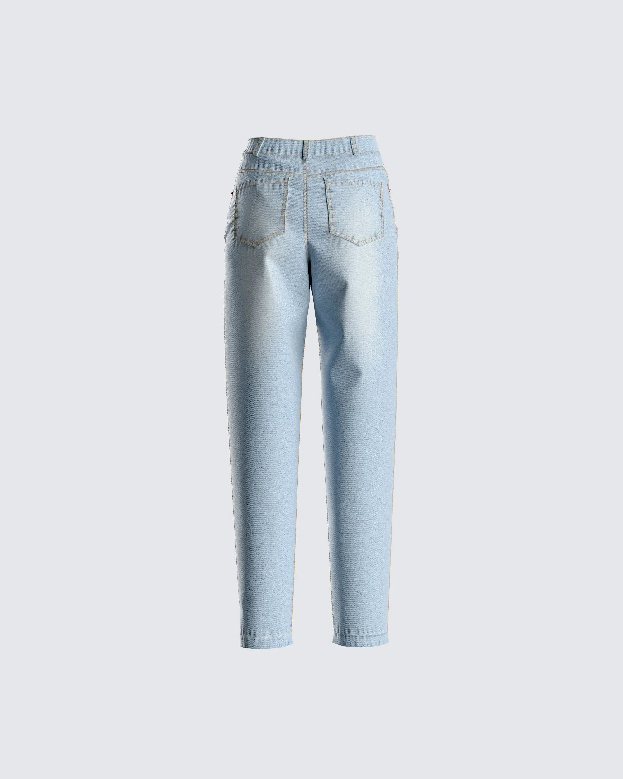 Elvie Wide Leg Blue Jean