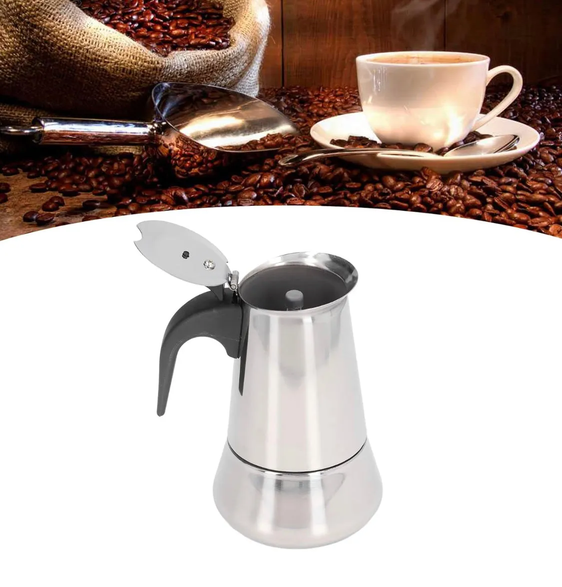 Espresso Maker Stainless Steel Moka Pot Italian Coffee Moka