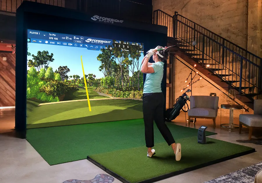 Foresight Sports GC3 Sim-In-A-Box Birdie PLUS Golf Simulator Package