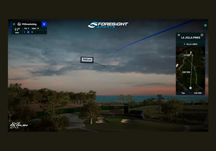 Foresight Sports GC3 Sim-In-A-Box Birdie PLUS Golf Simulator Package