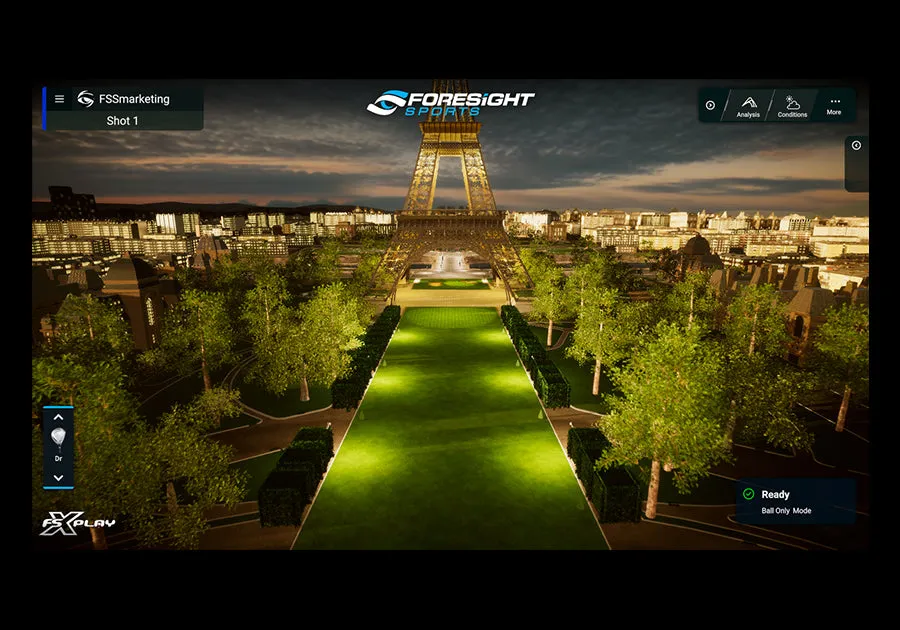 Foresight Sports GC3 Sim-In-A-Box Birdie PLUS Golf Simulator Package