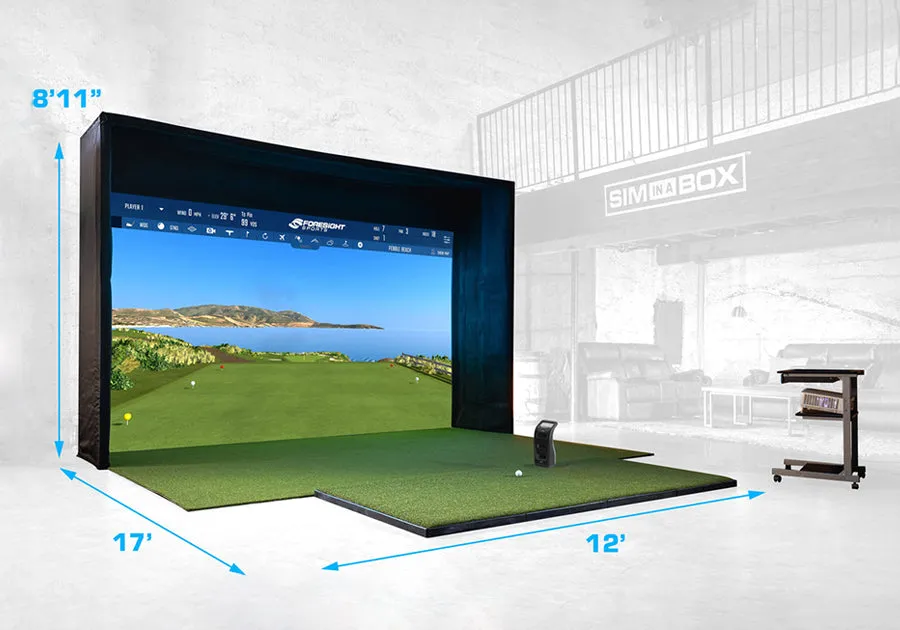 Foresight Sports GC3 Sim-In-A-Box Birdie PLUS Golf Simulator Package