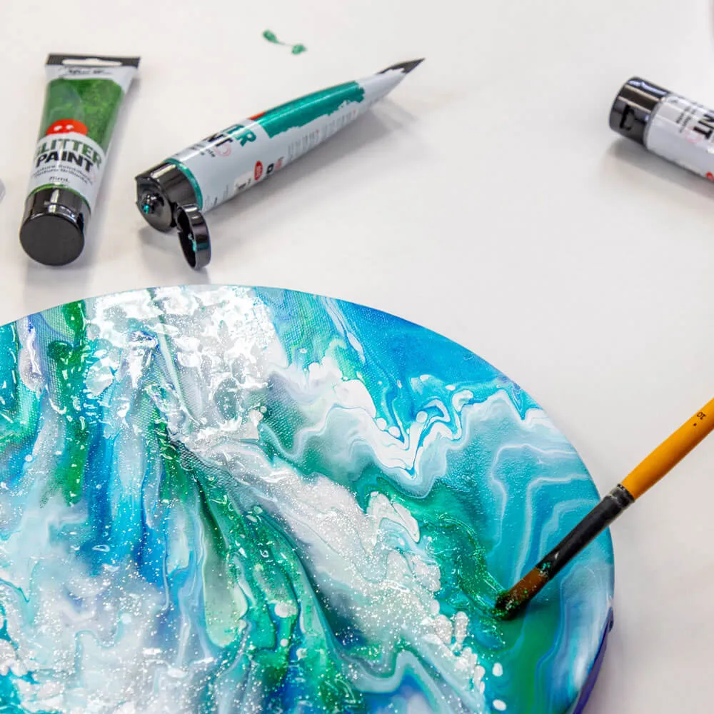 Glitter Paint 75ml (2.5 US fl.oz) - Dark Blue