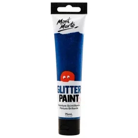 Glitter Paint 75ml (2.5 US fl.oz) - Dark Blue