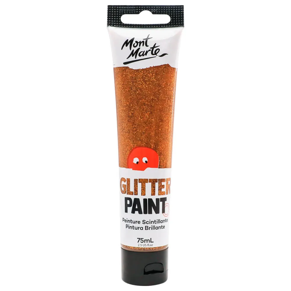 Glitter Paint 75ml (2.5 US fl.oz) - Orange