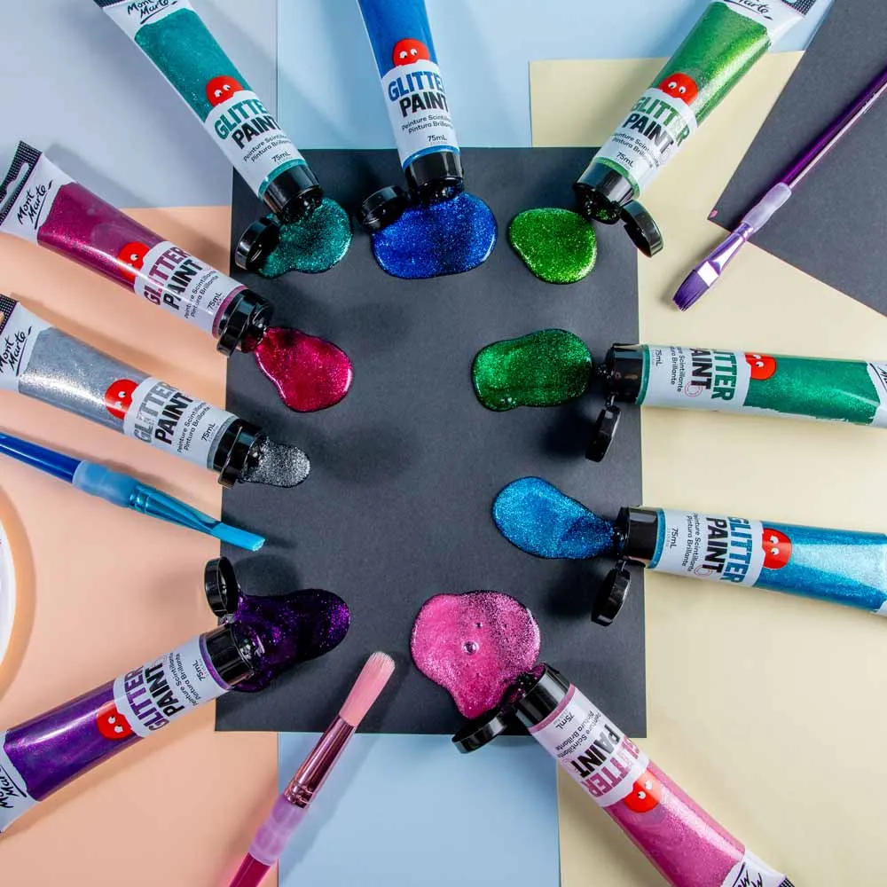 Glitter Paint 75ml (2.5 US fl.oz) - Pink