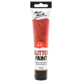 Glitter Paint 75ml (2.5 US fl.oz) - Red