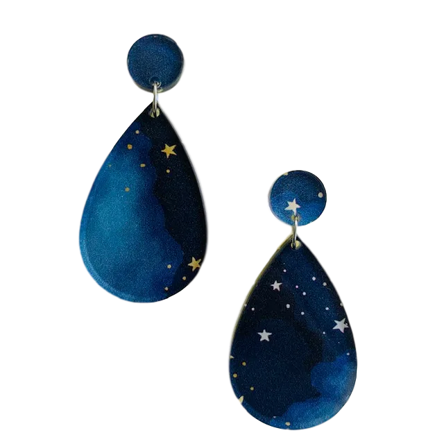 Harriet stars pattern - earrings