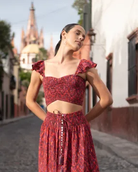 Hollie Crop Top Naturals