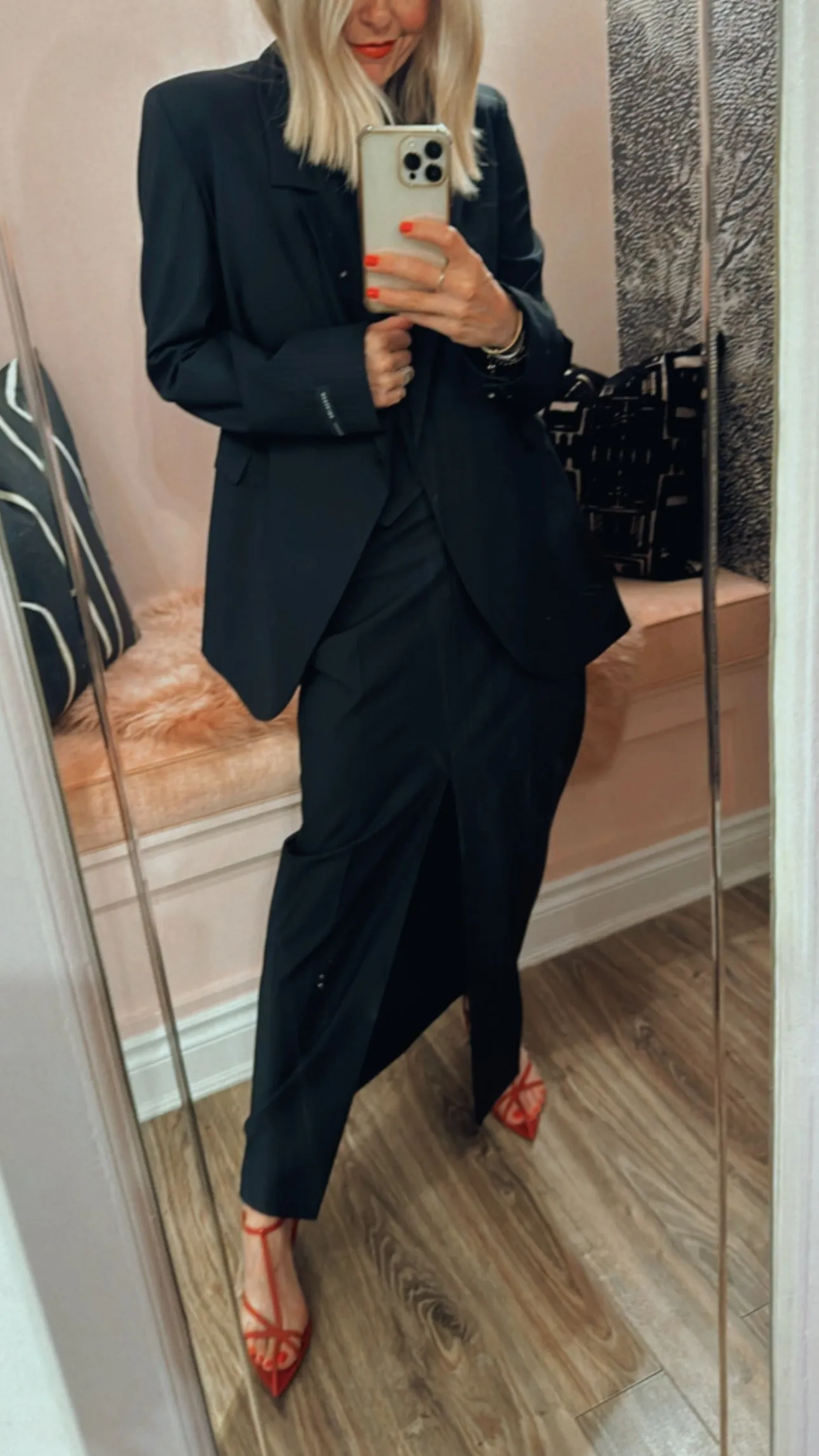 'Lilith' Pinstripe Blazer