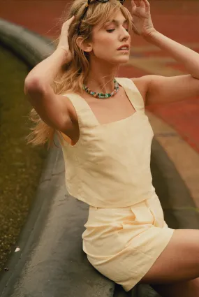 MASON’S DAUGHTER Jessica Top, Butter Yellow