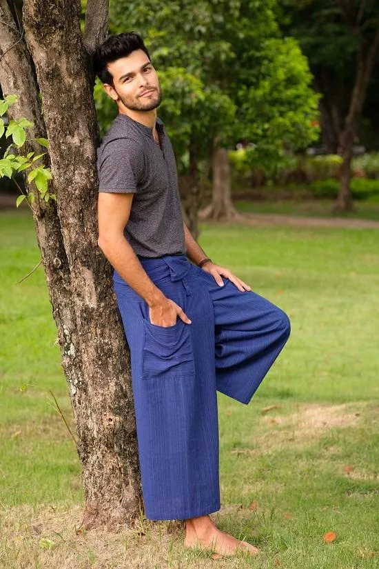 Men's Royal Blue Fisherman Pants