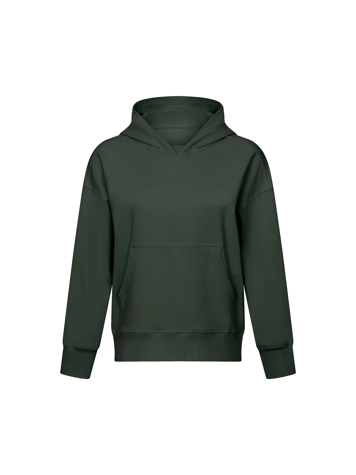 Midsize Casual Sports Loose Hooded Pullover Sweater