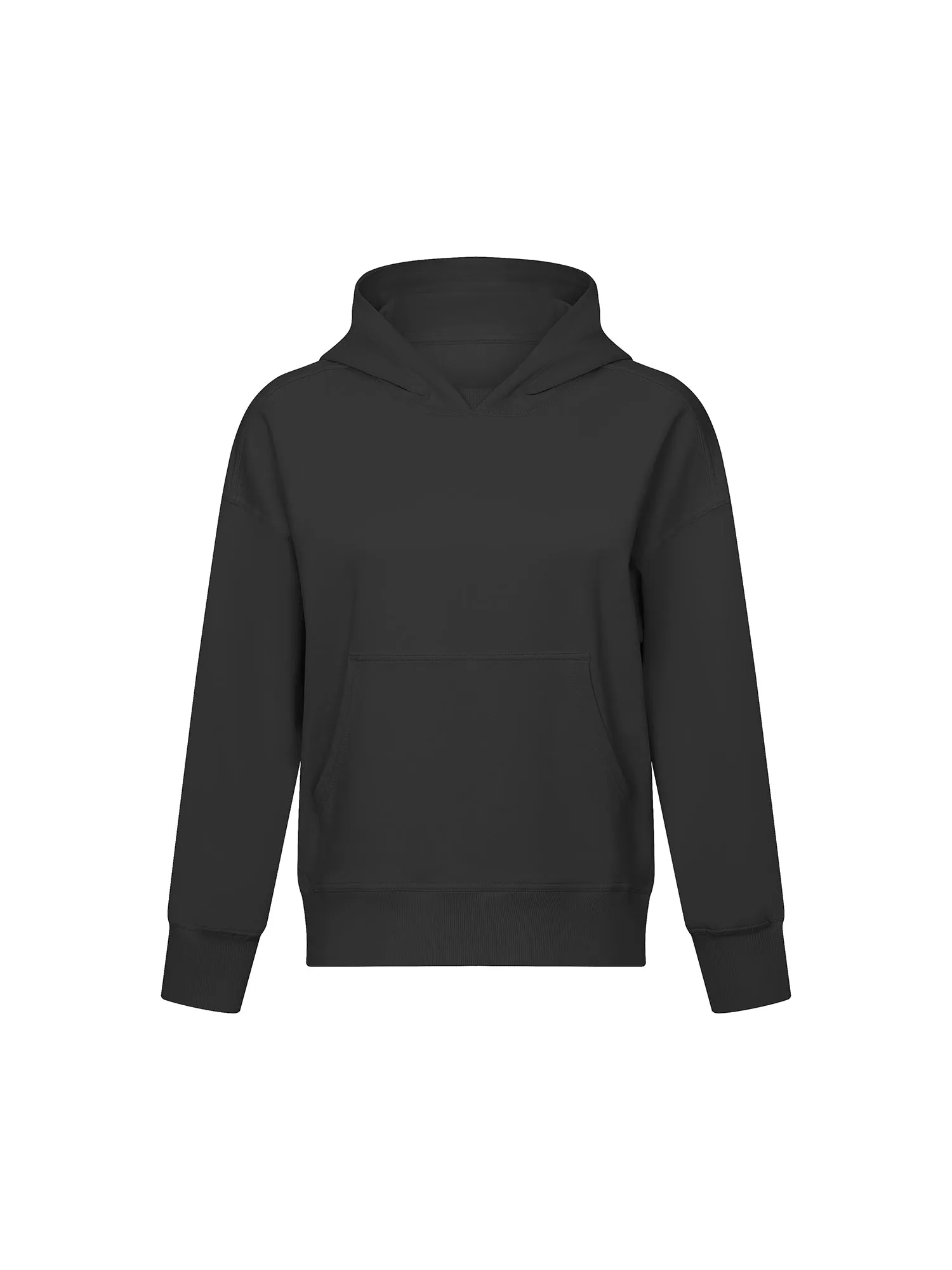 Midsize Casual Sports Loose Hooded Pullover Sweater
