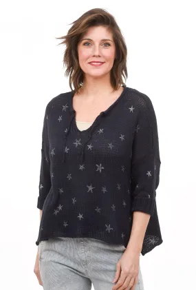 Mini Starfish Sweater, Indigo