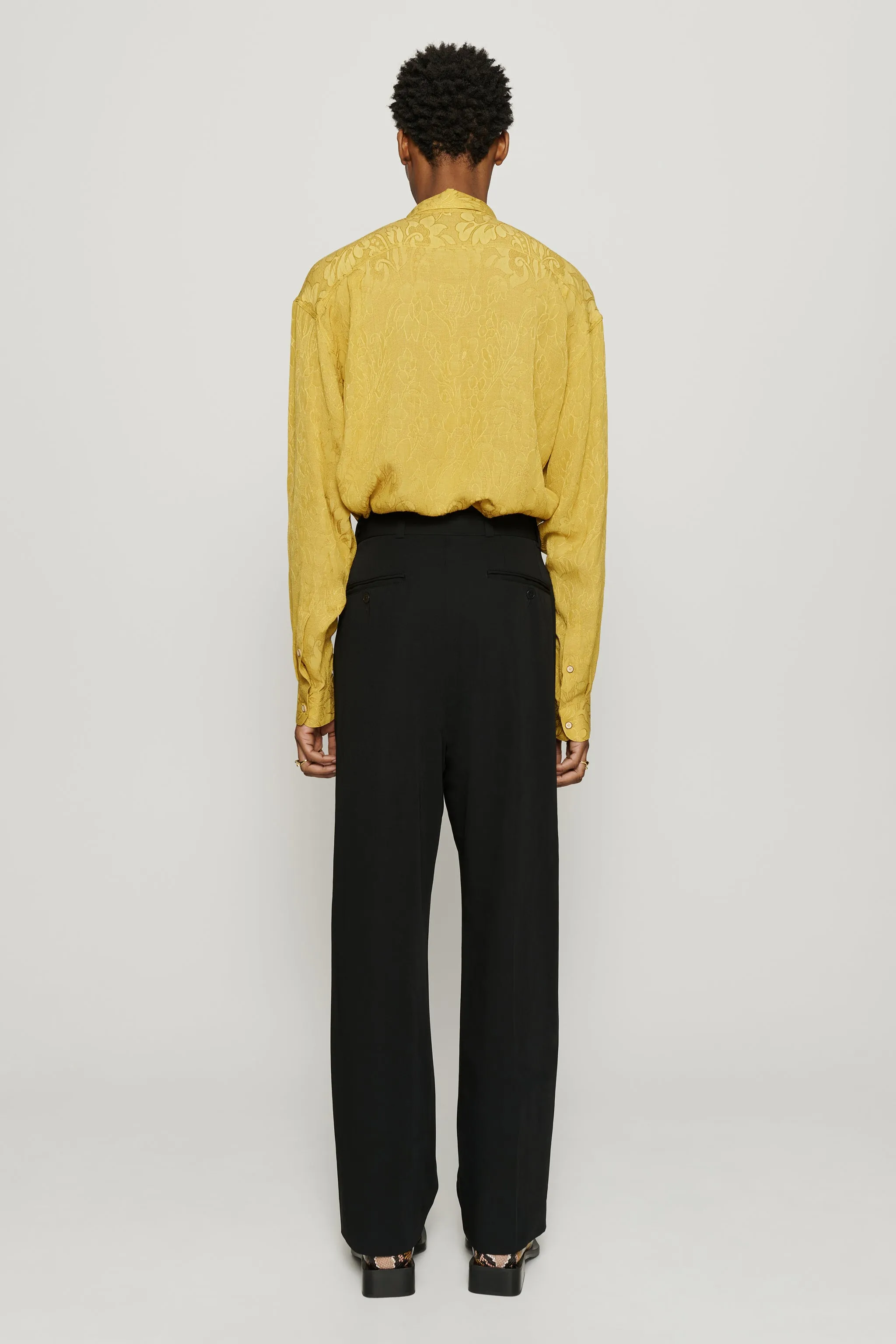Omari Double Pleated Trousers