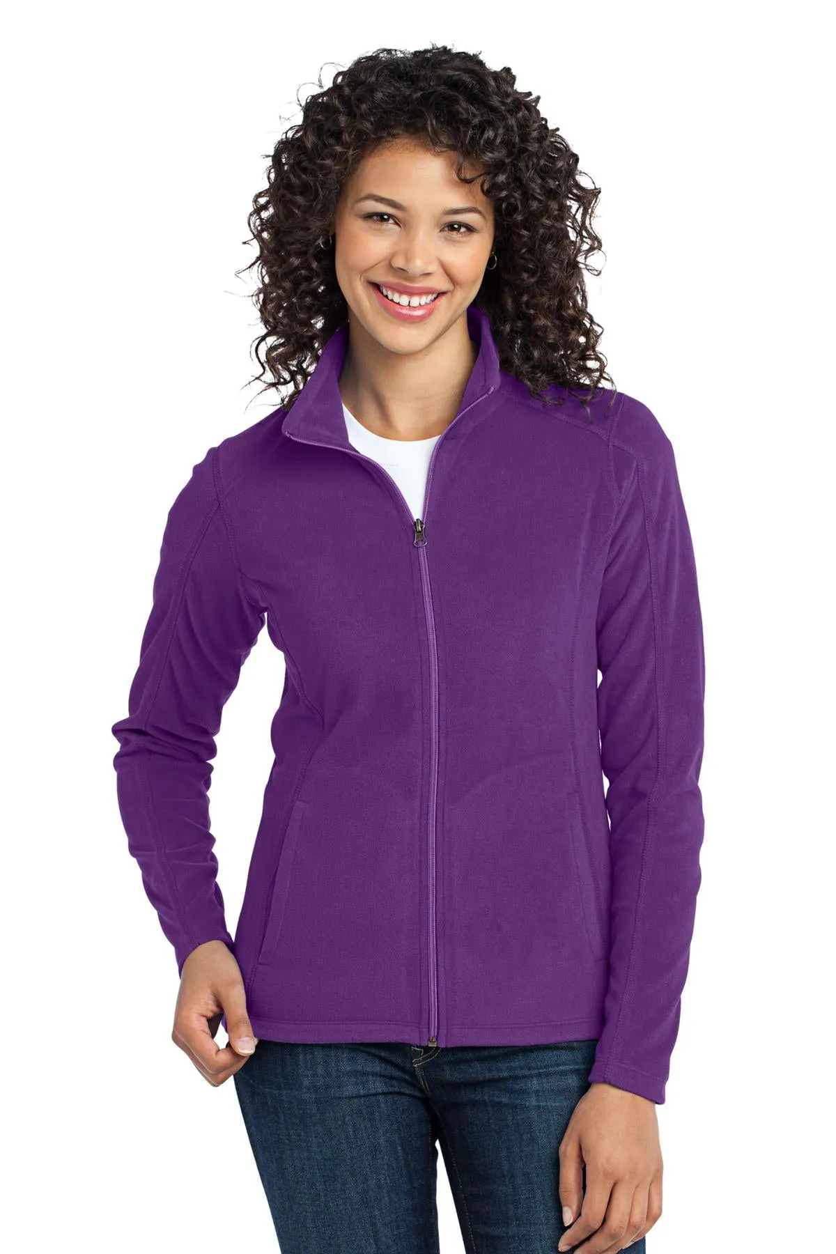 Port Authority® L223 Ladies Microfleece Full-Zip Jacket